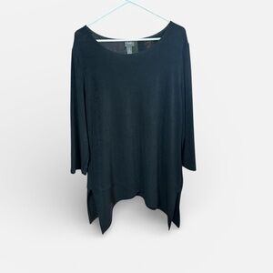 Travelers by Chicos Black Women's Top size 2 Us size medium